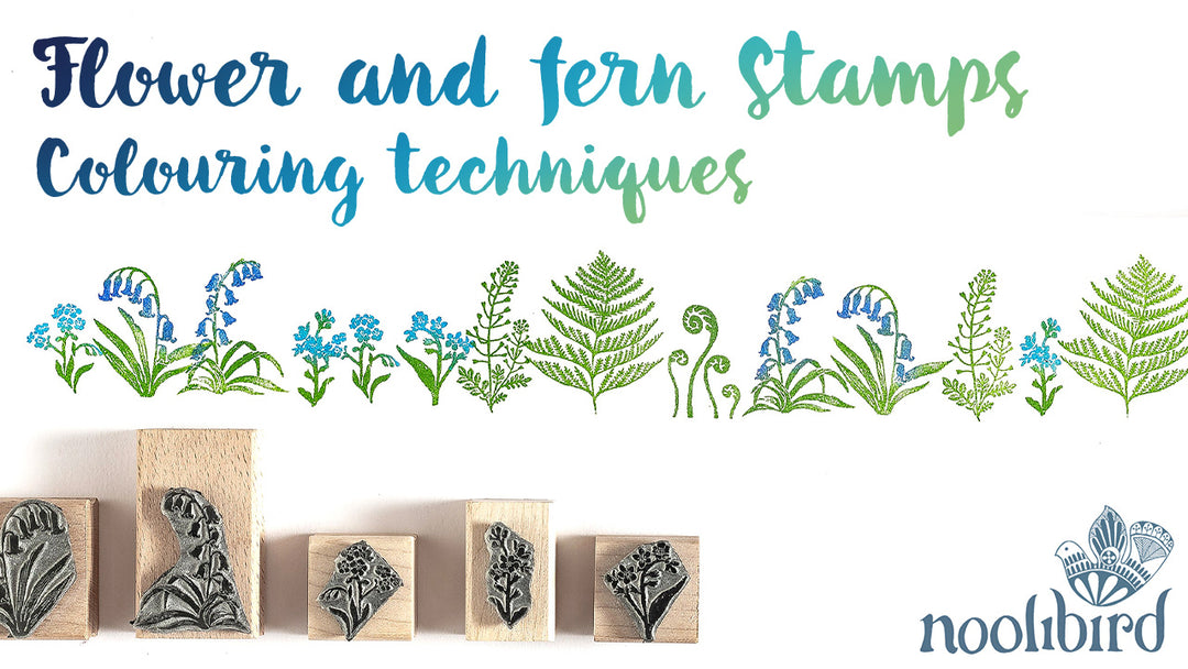 flower stamps for card making, flower craft rubber stamps
