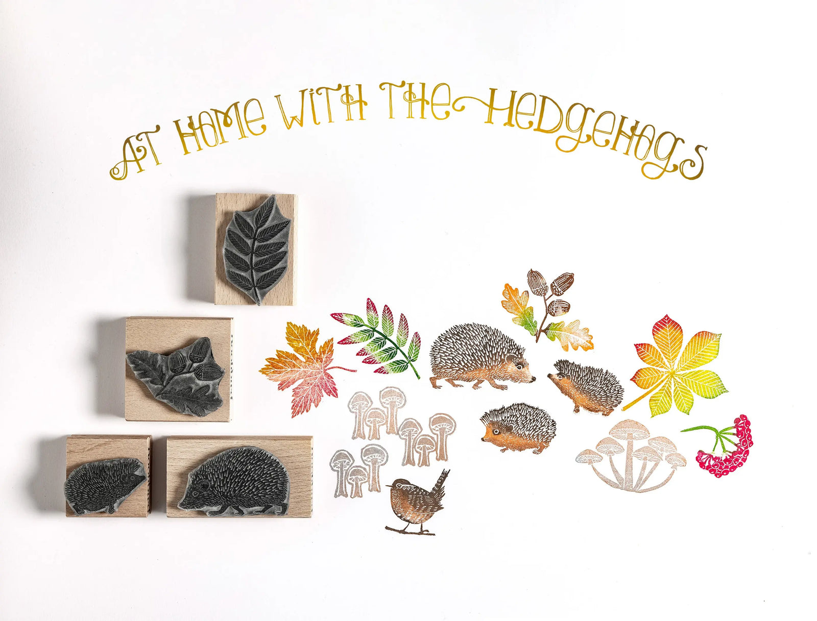 New Hedgehog Rubber Stamp Collection!