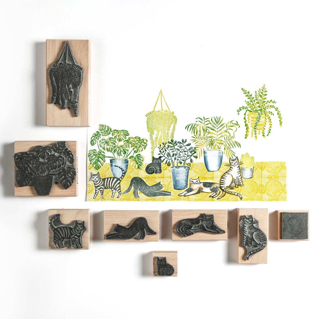 New Cats and Houseplants Stamps...