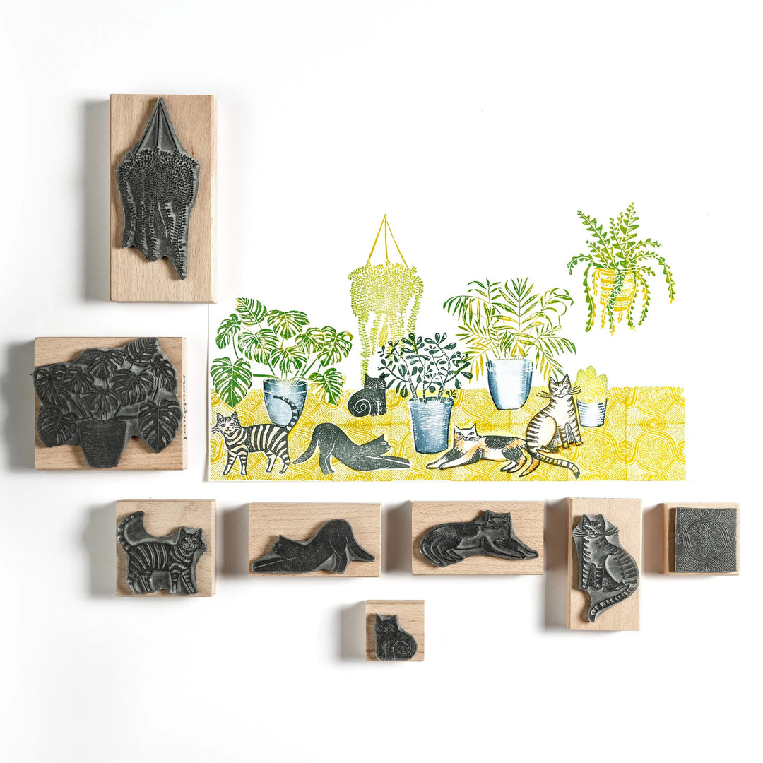 New Cats and Houseplants Stamps...