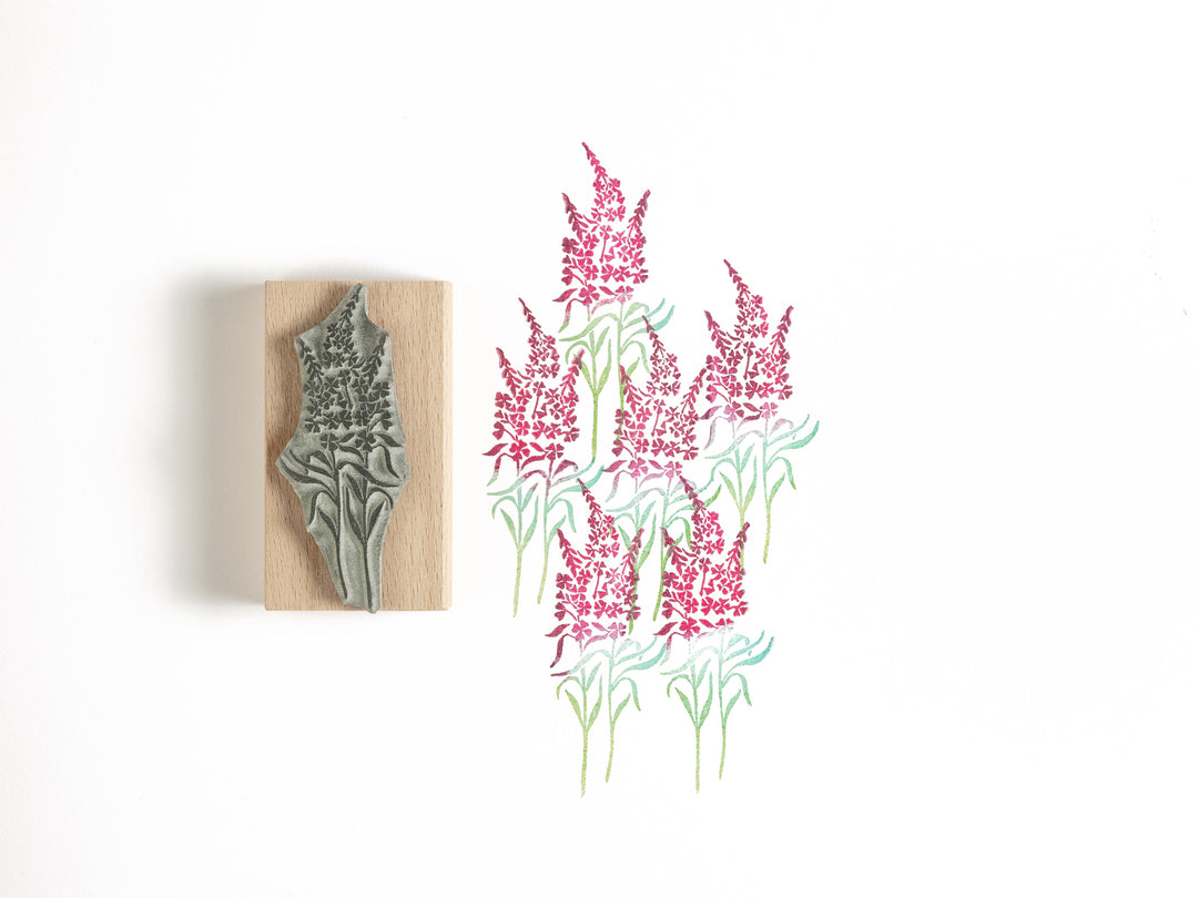 Butterfly Garden Flowers Rubber Stamps for Card making and Craft Stamping Gifts for Gardeners - Noolibird
