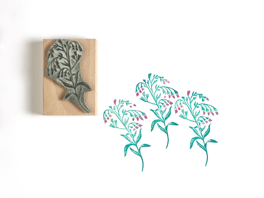 Butterfly Garden Flowers Rubber Stamps for Card making and Craft Stamping Gifts for Gardeners - Noolibird