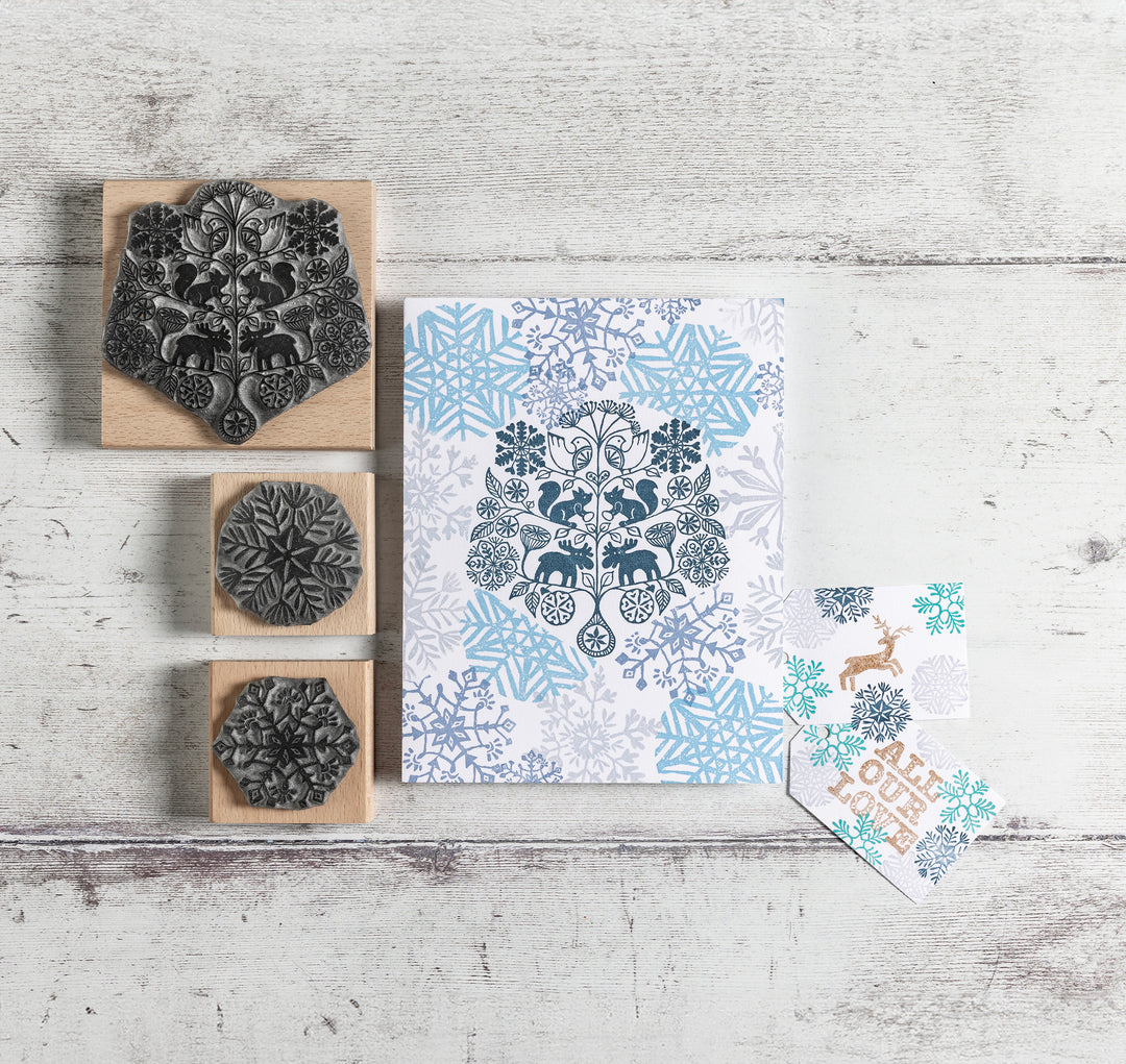 Snowflake Tree and Snowflakes - Noolibird