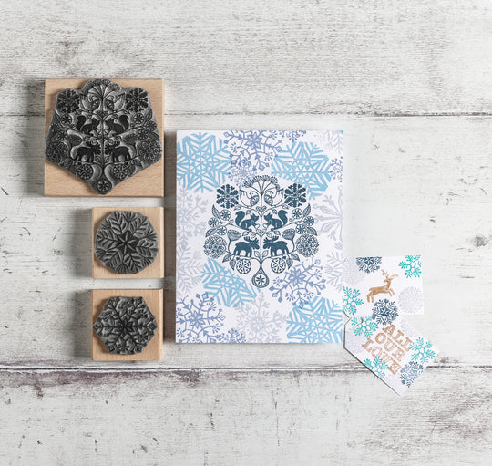 Snowflake Tree and Snowflakes - Noolibird