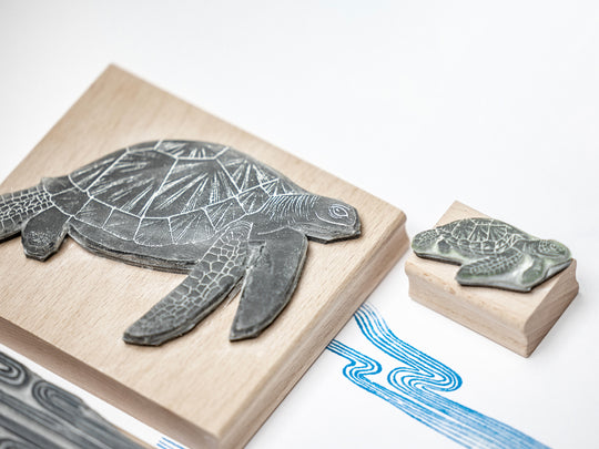 Turtle Rubber Stamps - Noolibird