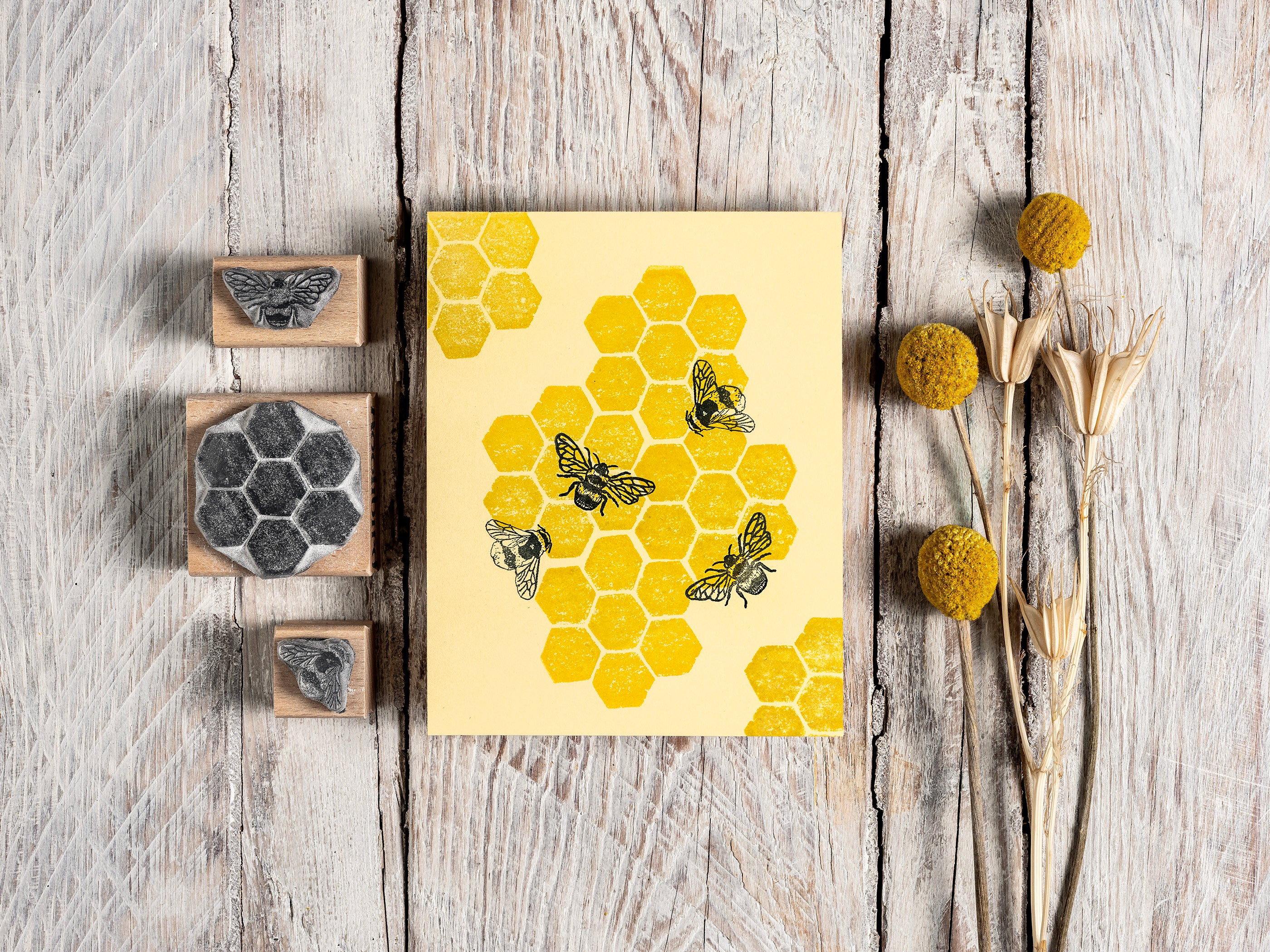 bee stamp craft gift,  Craft gift box, Craft gift set 