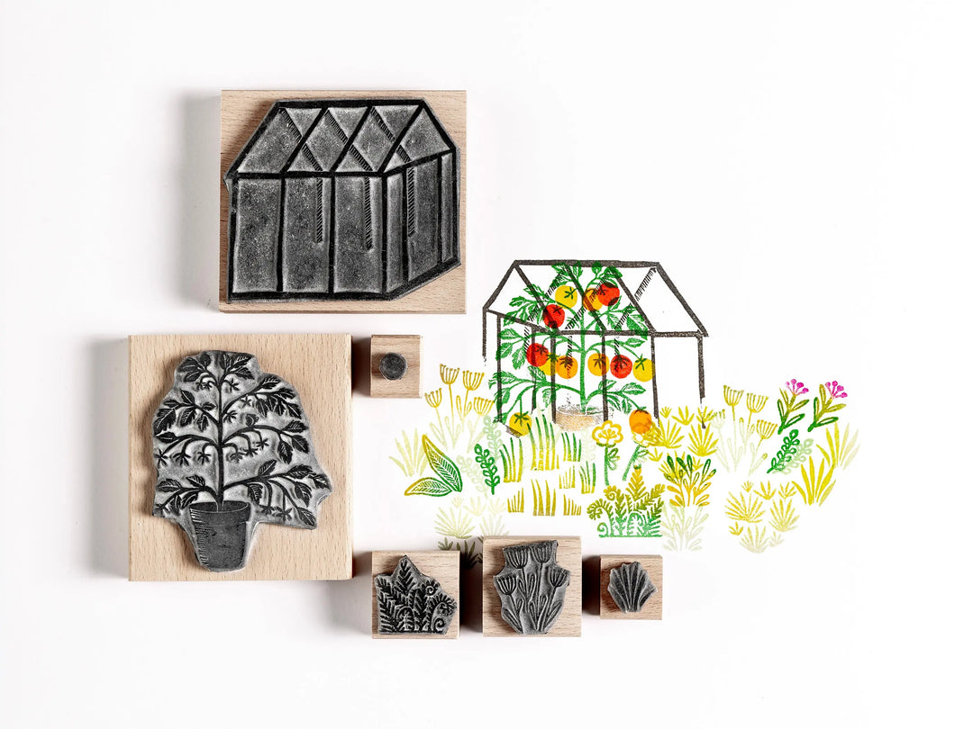 Garden Rubber Stamps for Card Making, Garden Journals &amp; Summer Craft Projects