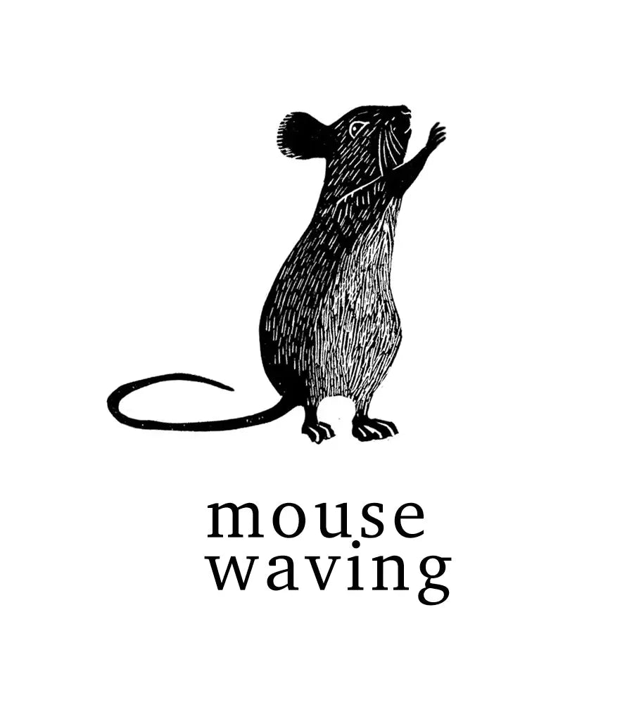 Field Mouse Rubber Stamp - Autumn Woodland Hawthorn Berries | Noolibird