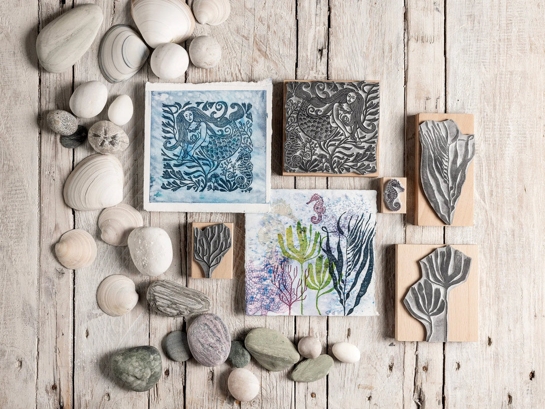Mermaid Rubber Stamp