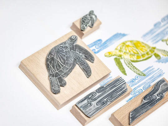Turtle Rubber Stamps - Noolibird