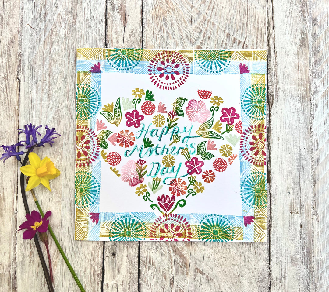 Mexican Flower  Tiny Size Rubber Stamps - Noolibird