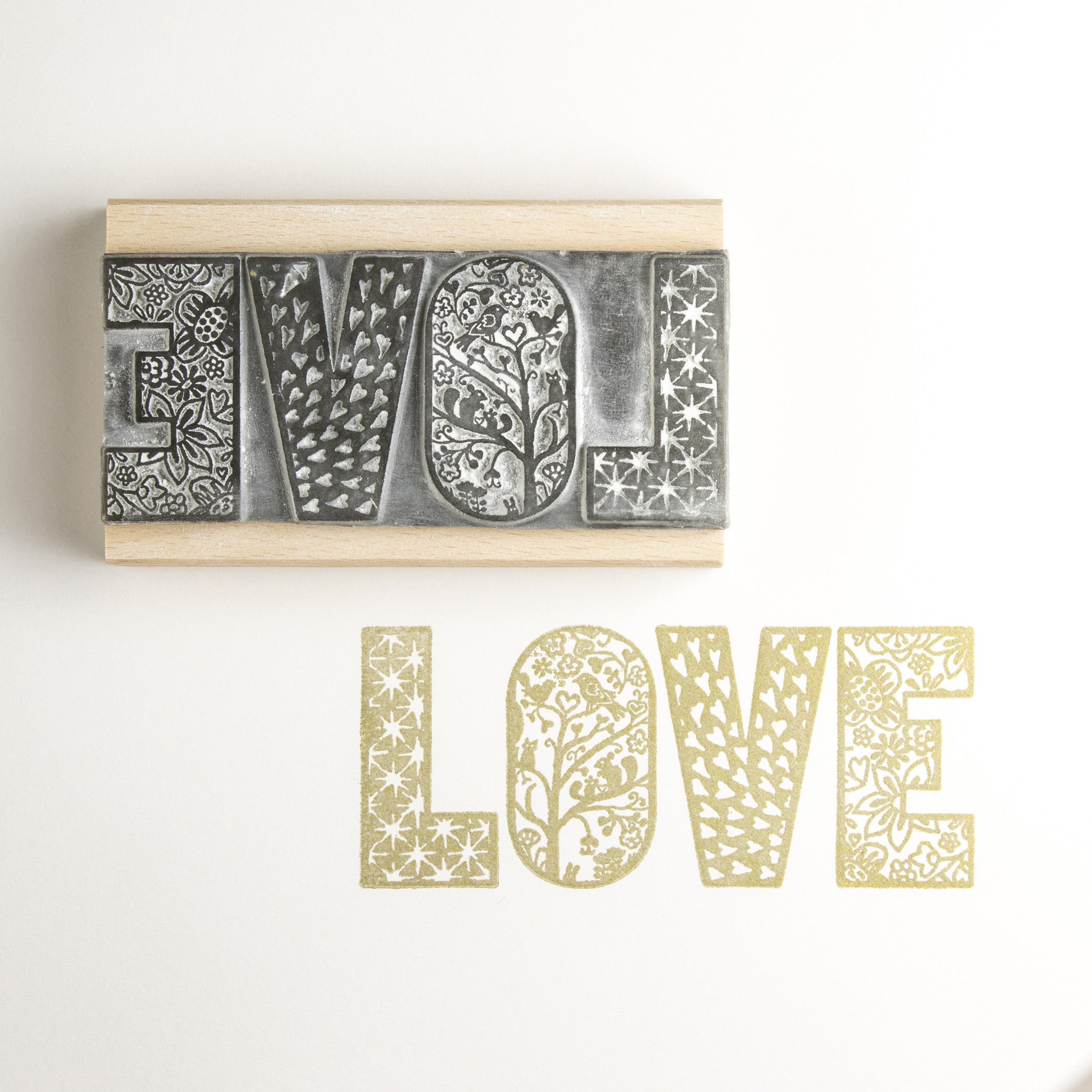 LOVE Rubber Stamp - Noolibird