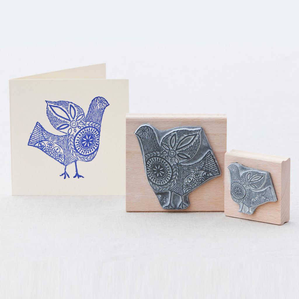 Stitch Bird Rubber Stamp - Noolibird