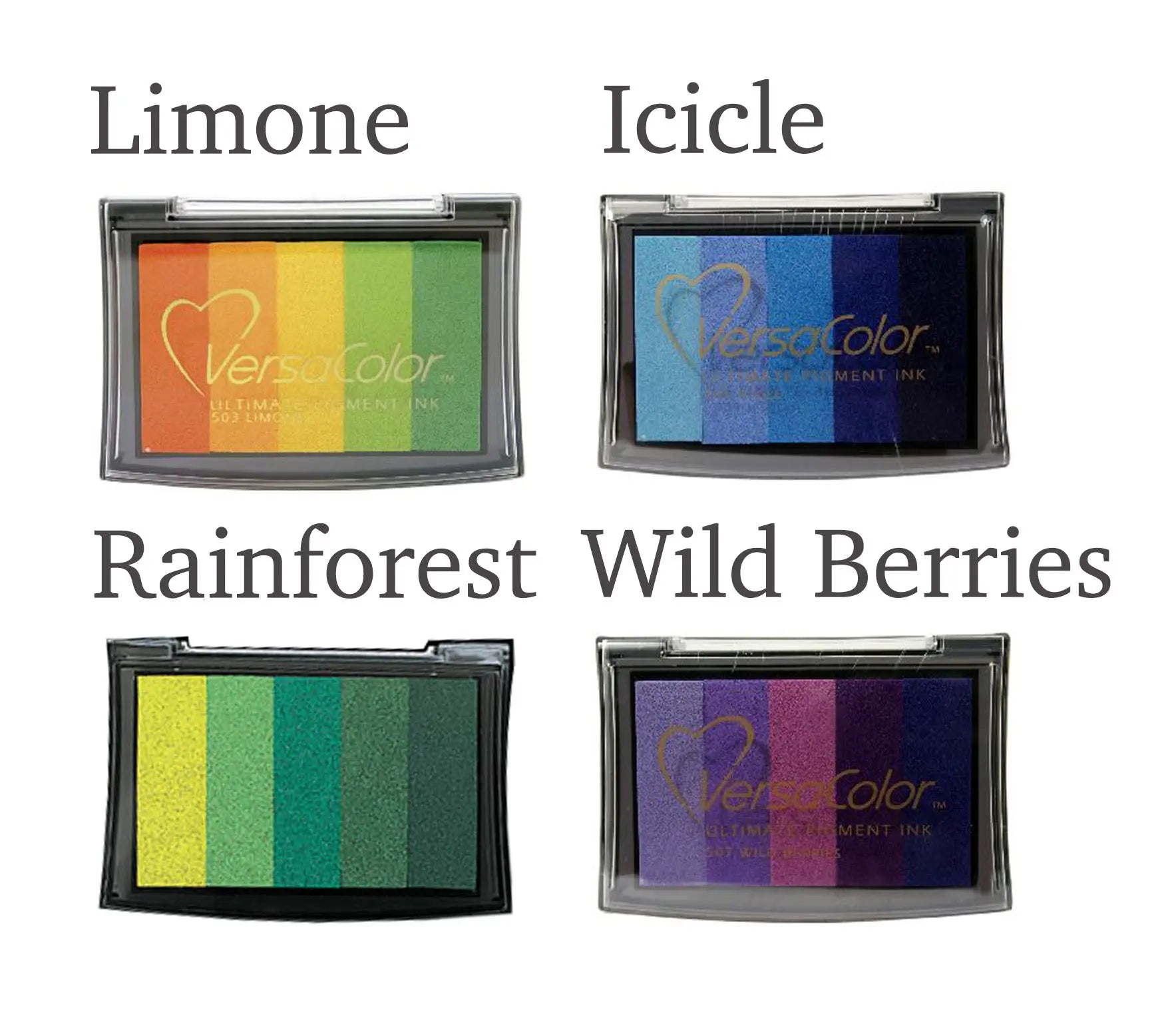 VersaColor Ink Pads | 5-Colour Pigment Set | Noolibird