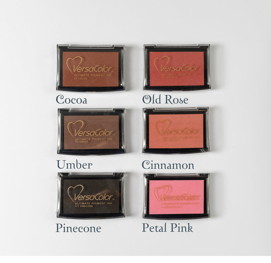 Browns and Pinks Versacolor Ink Pads - Noolibird