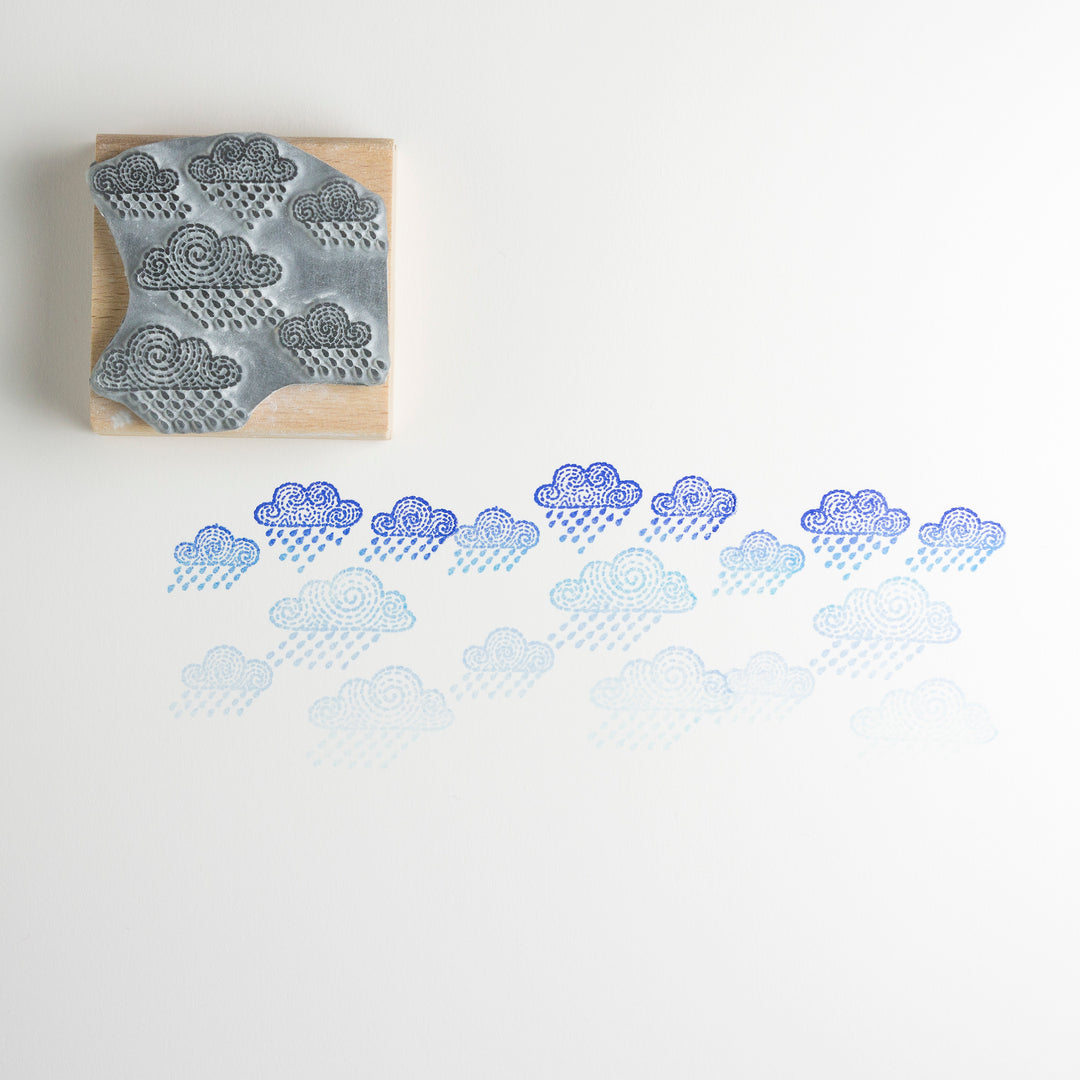 Clouds Rubber Stamp - Noolibird