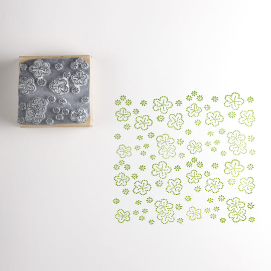 Flower Rubber Stamp - Noolibird