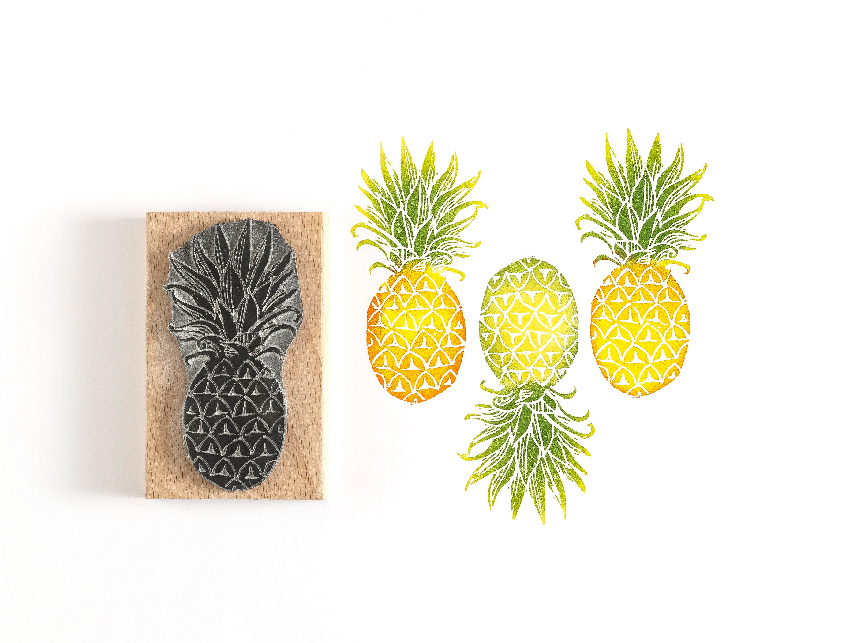 Pineapple Rubber Stamp - Noolibird