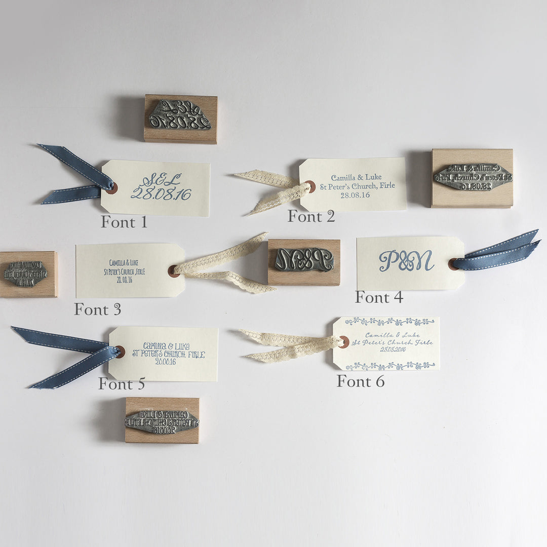 Save The Date Custom  Rubber Stamp - Noolibird