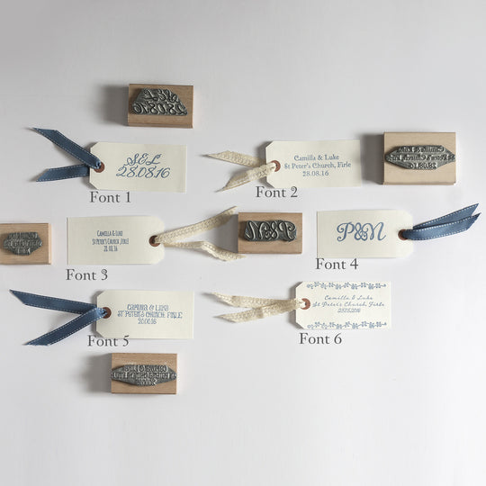Save The Date Custom  Rubber Stamp - Noolibird