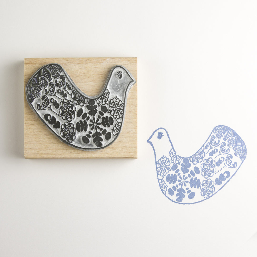 Snow Bird Rubber Stamp - Noolibird
