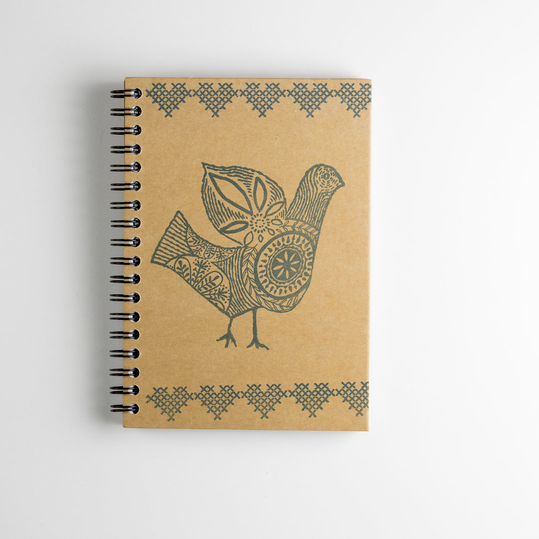 Cross Stitch Heart Border Rubber Stamp - Noolibird