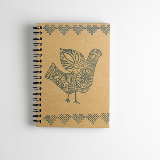 Cross Stitch Heart Border Rubber Stamp - Noolibird