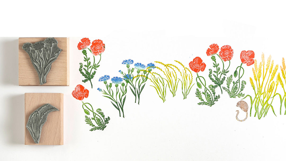 Summer Meadow Rubber Stamp Collection - Noolibird