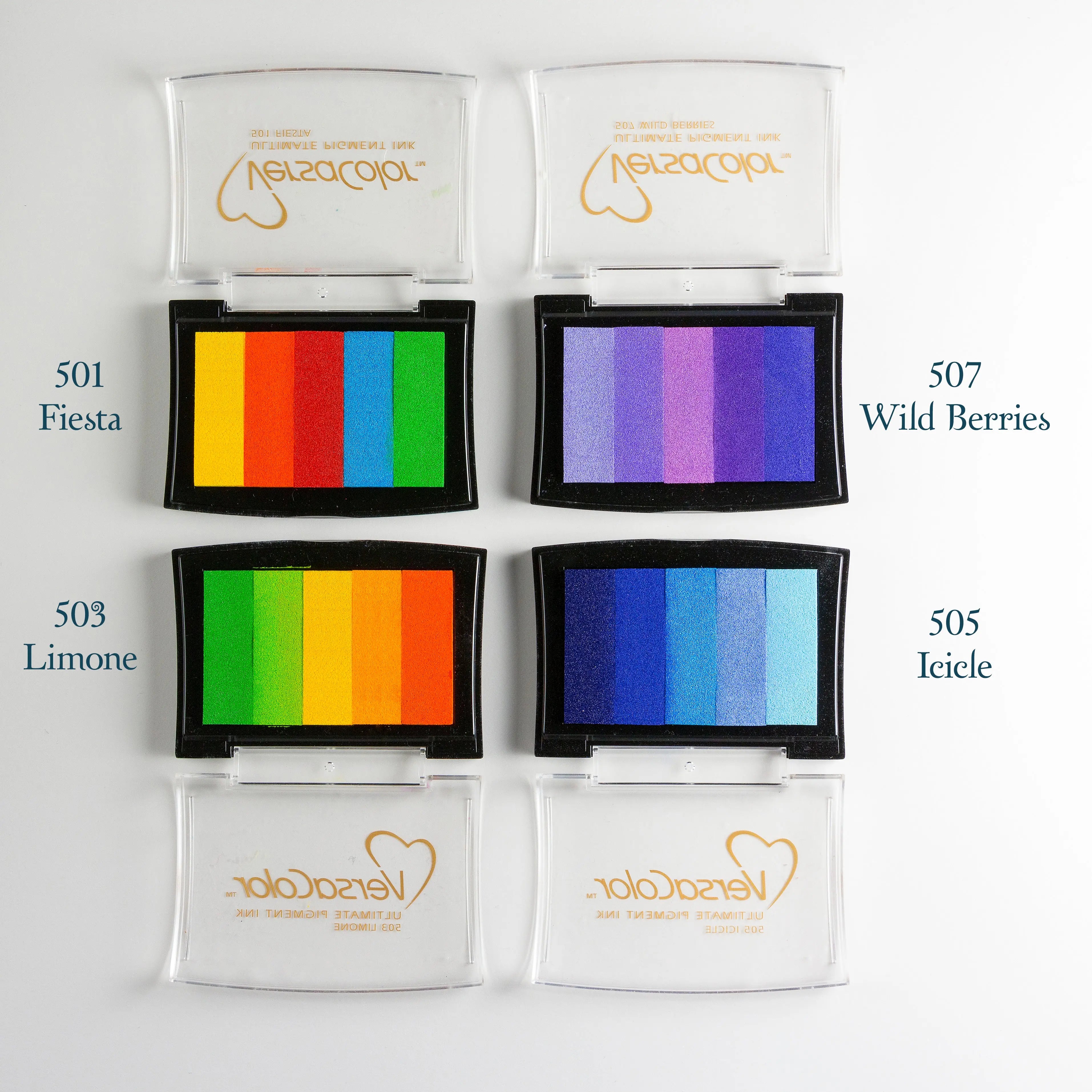 VersaColor Ink Pads | 5-Colour Pigment Set | Noolibird